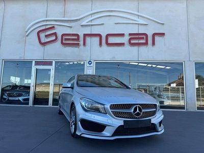 Usado Mercedes CLA200 AMG line 136 CV (100 kW) 2015 Gris / plata Berlina