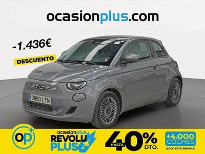 Usado Fiat 500e Icon 86 kW (118 CV) 2022 Gris Utilitario