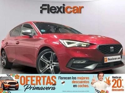 Usado Seat Leon FR 150 CV (110 kW) 2021 Rojo Utilitario