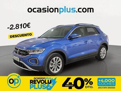 Usado VW T-Roc Life 150 CV (110 kW) 2023 Azul SUV