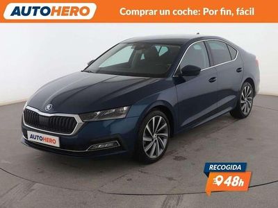 Usado Skoda Octavia Style 150 CV (110 kW) 2022 Azul Utilitario