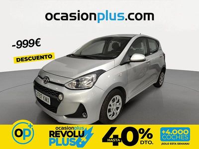 Usado Hyundai i10 66 CV (48 kW) 2018 Gris Utilitario