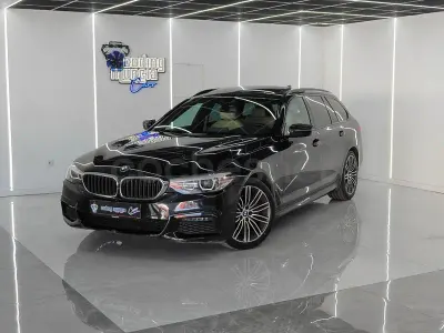 Käytetty BMW 520 Comfort Edition 190 HP (139 kW) 2021 Musta Farmari
