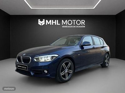 Usado BMW 118 Sport Line 150 CV (110 kW) 2015 Azul Utilitario