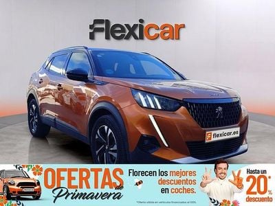 Usado Peugeot 2008 GT-line 130 CV (95 kW) 2020 Naranja SUV