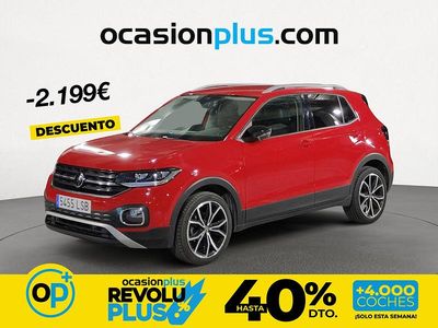 Usado VW T-Cross Sportline 150 CV (110 kW) 2021 Rojo SUV