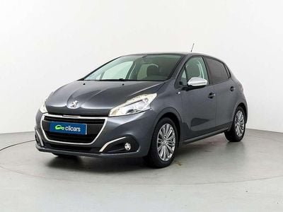 Usado Peugeot 208 Style 99 CV (72 kW) 2017 Gris Utilitario