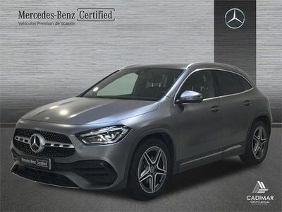 Usado Mercedes GLA200 AMG line 150 CV (110 kW) 2021 Gris SUV