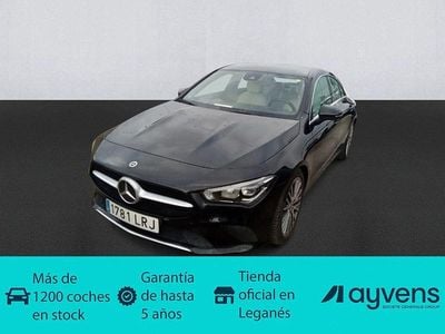 Usado Mercedes CLA220 190 CV (139 kW) 2021 Negro Berlina