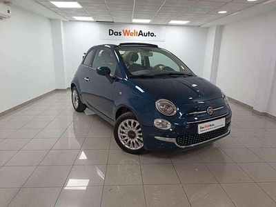 Usado Fiat 500C Dolcevita 71 CV (52 kW) 2021 Azul Descapotable