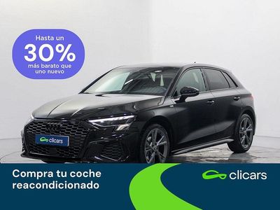 Usado Audi A3 Sportback e-tron 150 CV (110 kW) 2022 Negro Utilitario