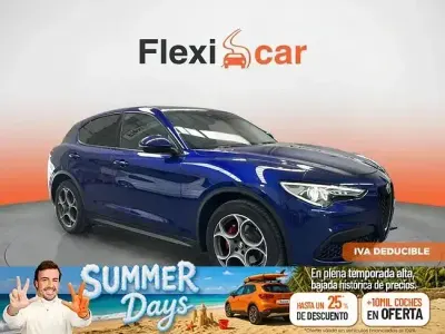 Usado Alfa Romeo Stelvio Sprint 200 CV (147 kW) 2022 Azul SUV