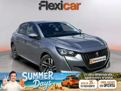Usado Peugeot 208 Allure 100 CV (73 kW) 2021 Gris Utilitario