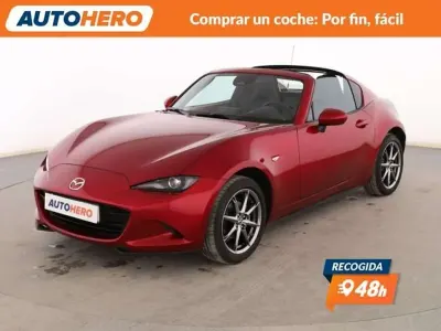 Usado Mazda MX5 Exclusive-Line 132 CV (97 kW) 2024 Rojo Descapotable