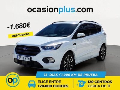 Usado Ford Kuga ST-Line 120 CV (88 kW) 2019 Blanco SUV