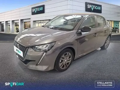 Usado Peugeot 208 Active 101 CV (74 kW) 2022 Gris Utilitario