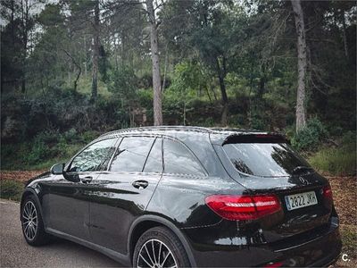 Usado Mercedes GLC250 AMG line 204 CV (150 kW) 2015 Negro SUV