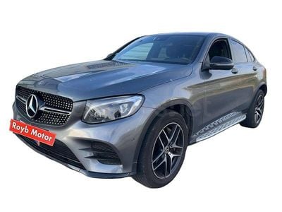 Usado Mercedes GLC250 AMG line 204 CV (150 kW) 2019 Blanco Coupe