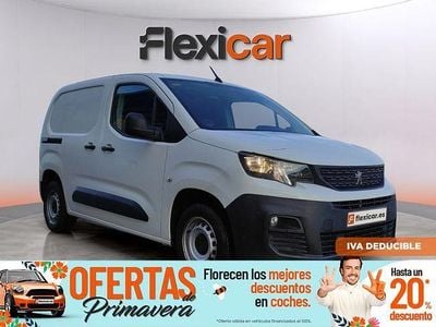Usado Peugeot Partner S 102 CV (75 kW) 2019 Blanco Monovolumen
