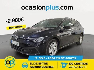Negro Usado 2021 VW Golf VIII Life Familiar | 20.690 € (Precio justo)