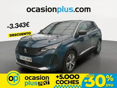 Begagnad Peugeot 3008 Allure 130 HK (95 kW) 2023 Blå SUV