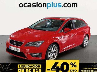 Rojo Usado 2017 Seat Leon ST FR Familiar | 11.380 € (Precio justo)