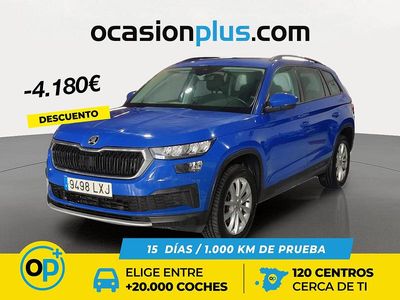 Usado Skoda Kodiaq Ambition 150 CV (110 kW) 2022 Azul SUV