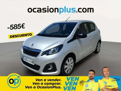 Usado Peugeot 108 Active 82 CV (60 kW) 2018 Gris Utilitario