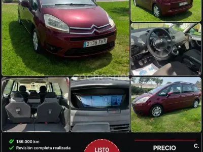 Usado Citroën C4 Picasso 110 CV (80 kW) 2007 Granate Monovolumen