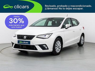 Usado Seat Ibiza Style 110 CV (80 kW) 2022 Blanco Utilitario