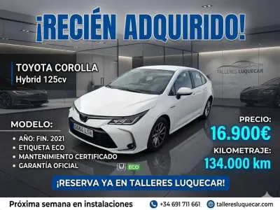 Usado Toyota Corolla Active 122 CV (89 kW) 2021 Blanco Berlina