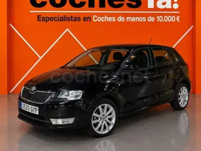 Usado Skoda Rapid Ambition 90 CV (66 kW) 2014 Negro Utilitario