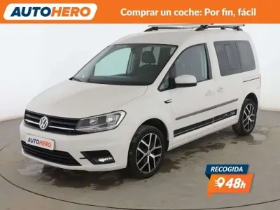 Usado VW Caddy Trendline 102 CV (75 kW) 2018 Blanco Monovolumen