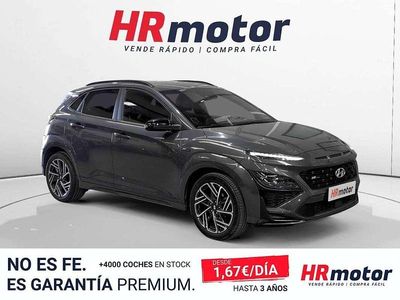 Usado Hyundai Kona N Line 121 CV (88 kW) 2023 Negro SUV