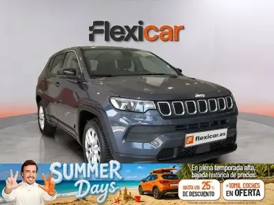 Usado Jeep Compass Longitude 130 CV (95 kW) 2022 Gris SUV