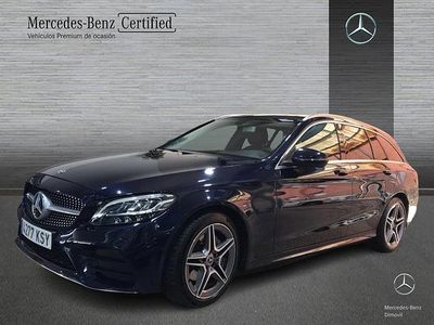 Usado Mercedes C200 Avantgarde 184 CV (135 kW) 2019 Azul cavansita Familiar