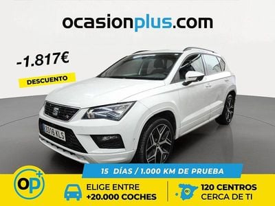 Usado Seat Ateca 4Drive 190 CV (139 kW) 2018 Blanco SUV