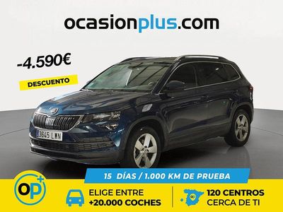 Usado Skoda Karoq Ambition 150 CV (110 kW) 2022 Azul SUV