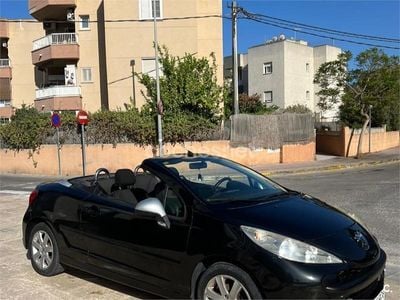 Negro Usado 2008 Peugeot 207 CC Descapotable | 5500 € (Precio justo)