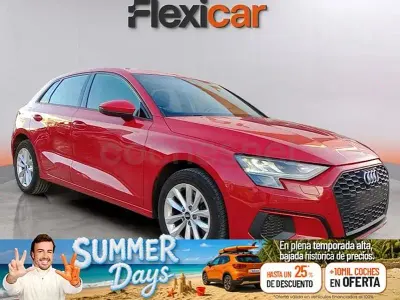 Usado Audi A3 110 CV (80 kW) 2021 Rojo Berlina