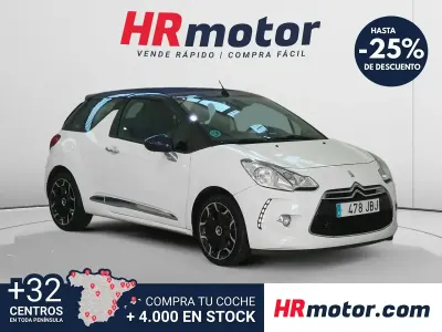 Begagnad Citroën DS3 PureTech 82 HK (60 kW) 2014 Vit Halvkombi