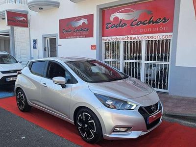 Usado Nissan Micra Acenta 92 CV (67 kW) 2022 Gris Utilitario
