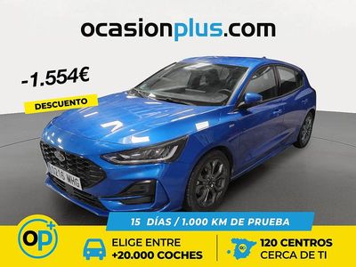 Azul Usado 2023 Ford Focus ST-Line Berlina | 17.100 € (Precio justo)
