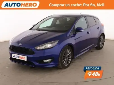 Usado Ford Focus ST-Line 125 CV (91 kW) 2017 Azul Berlina