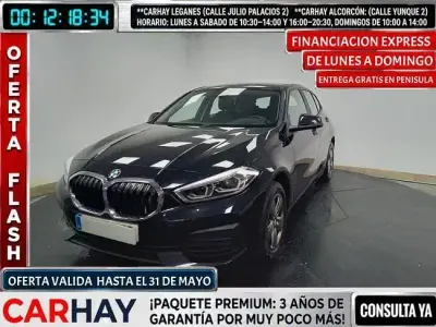 Usado BMW 116 Advantage 117 CV (86 kW) 2020 Negro Utilitario
