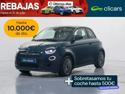 Usado Fiat 500e Icon 86 kW (118 CV) 2022 Azul Utilitario