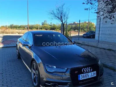 Usado Audi A7 Sportback 450 CV (330 kW) 2016 Gris / plata Utilitario