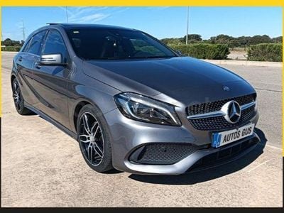 Usado Mercedes A200 AMG line 136 CV (100 kW) 2015 Gris / plata Berlina