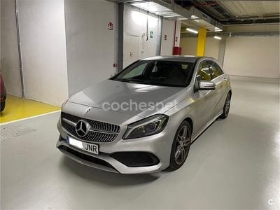 Gris / plata Usado 2016 Mercedes A200 AMG line Berlina | 17.599 € (Precio justo)