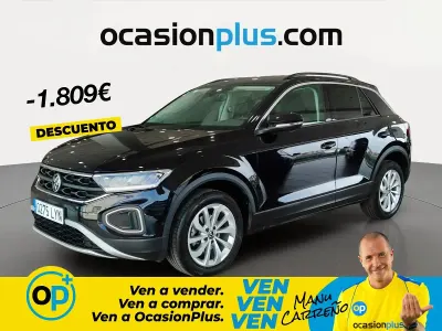 Usado VW T-Roc Life 110 CV (80 kW) 2022 Negro SUV